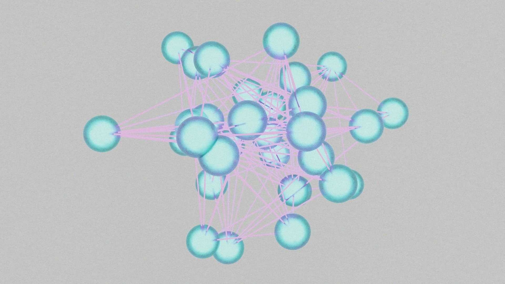 Glowing network lattice — shared memory, already on both sides.