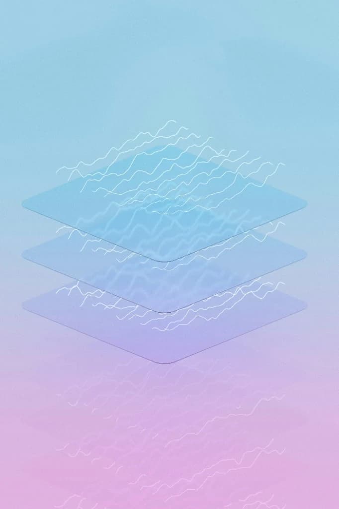 Layered signal traces on the Labs bench