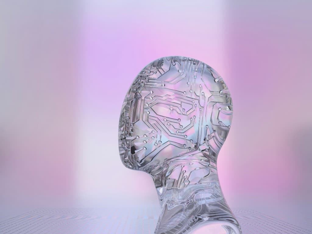 A head drawn in circuit lines — stop starting over, start compounding