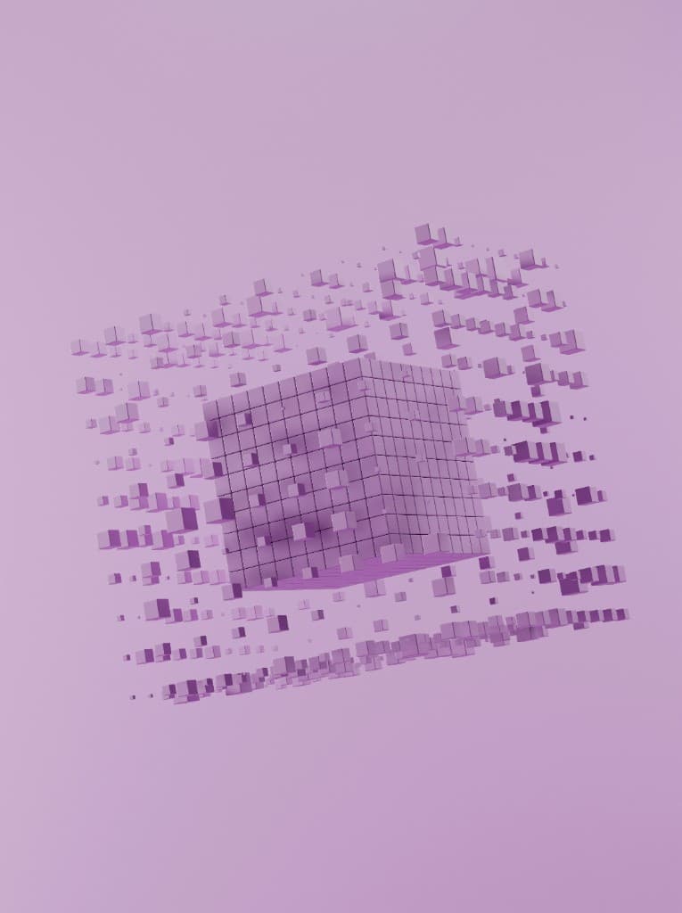 Stacked cubes of scale — bigger models do not solve meaning
