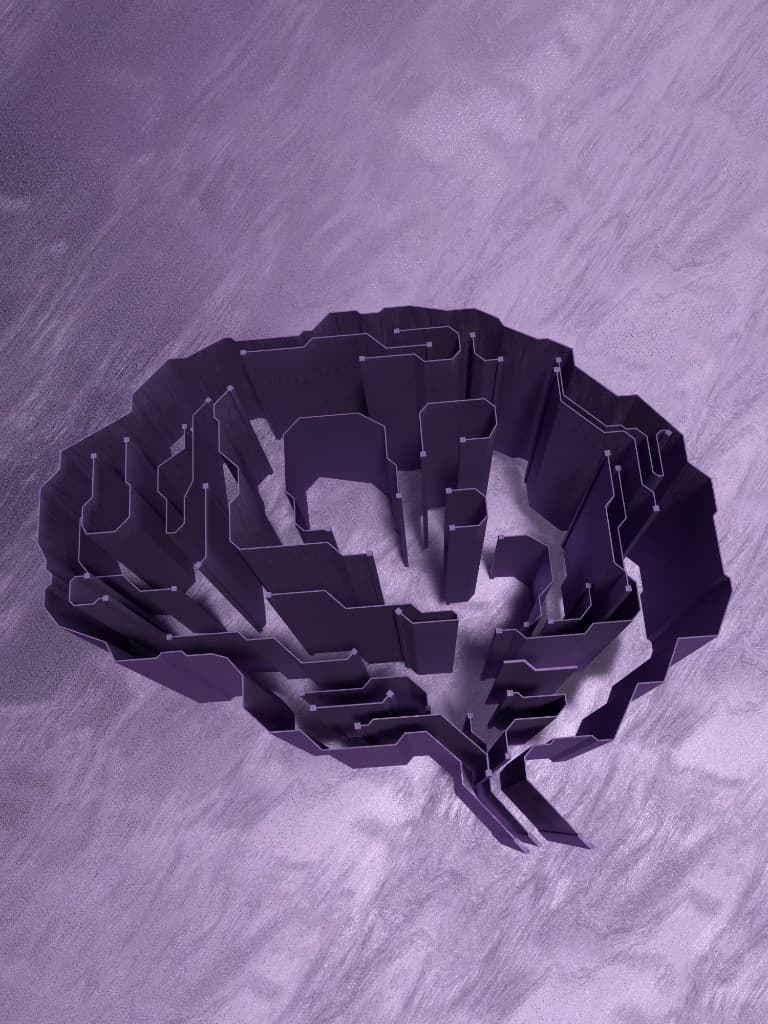 A maze-like map of connected thoughts — one brain across every AI